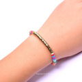 Shangjie OEM Turquoise Piece Bracelet Resin Bracelet Plastique Charmes de luxe pour bracelet